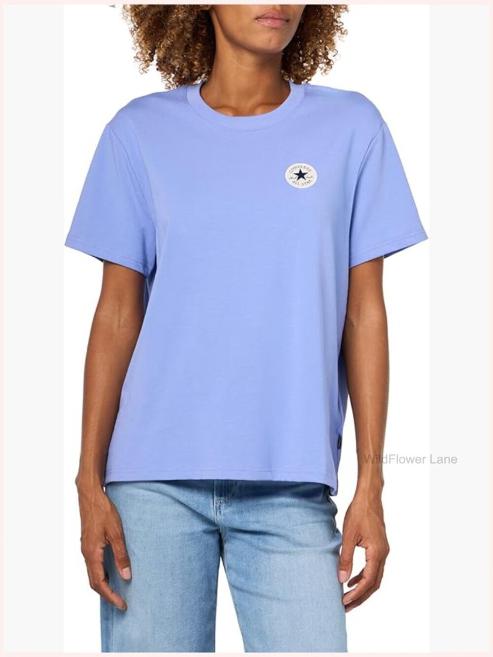 Crew Neck Short Sleeve T-Shirt Cotton Blend Stretch